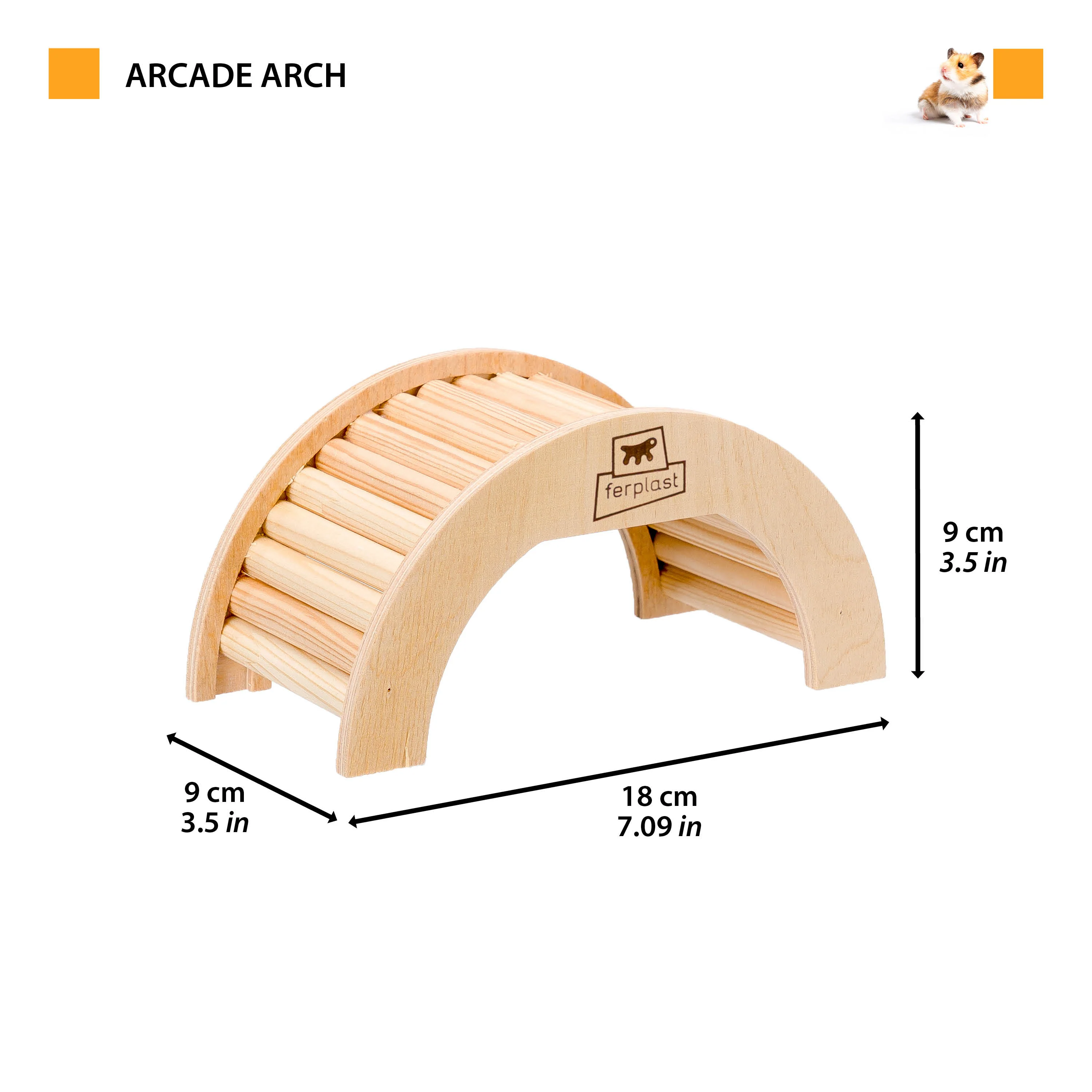 ARCADE ARCH Gioco in legno per criceti - Image 2