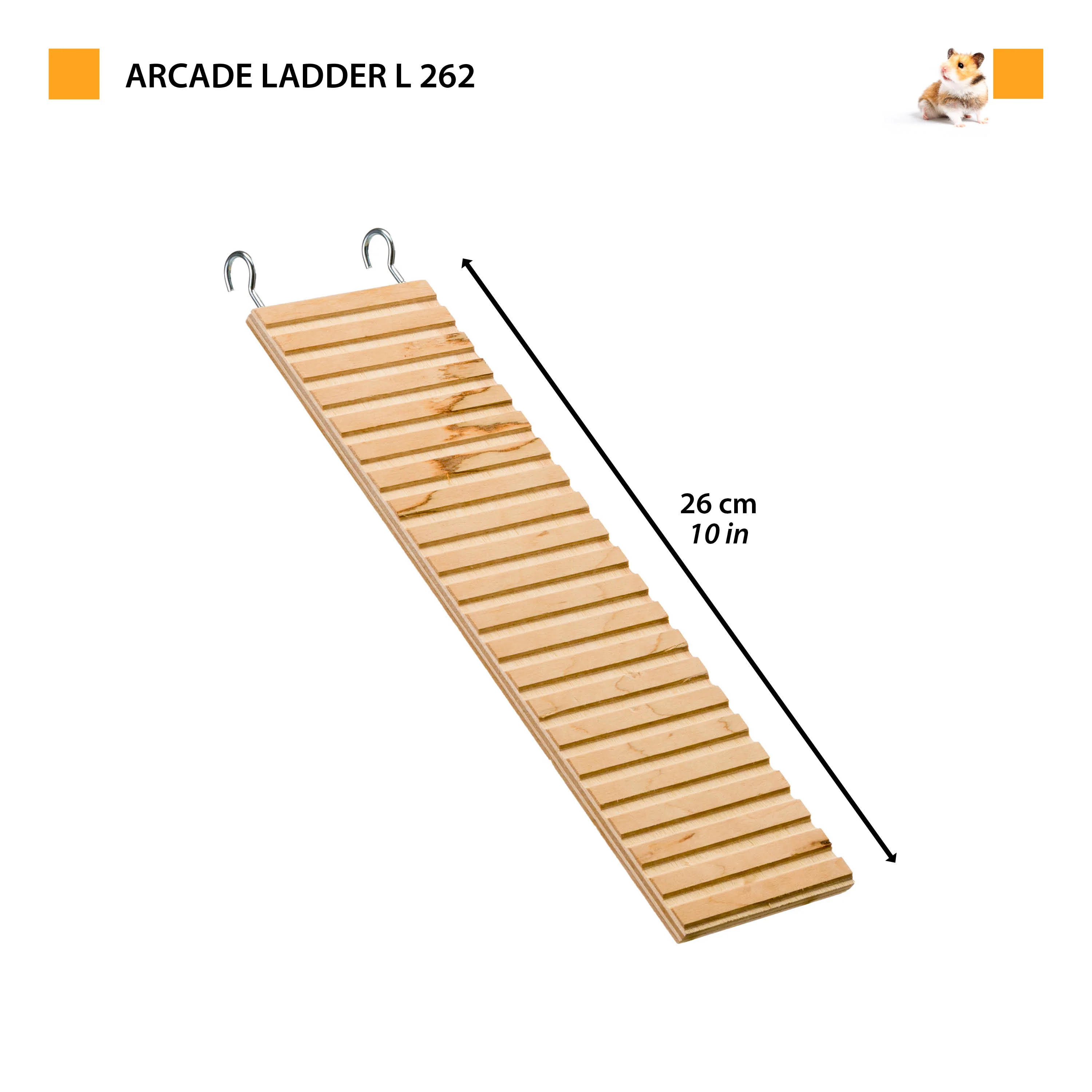 ARCADE LADDER Gioco in legno per criceti e piccoli animali - Image 2