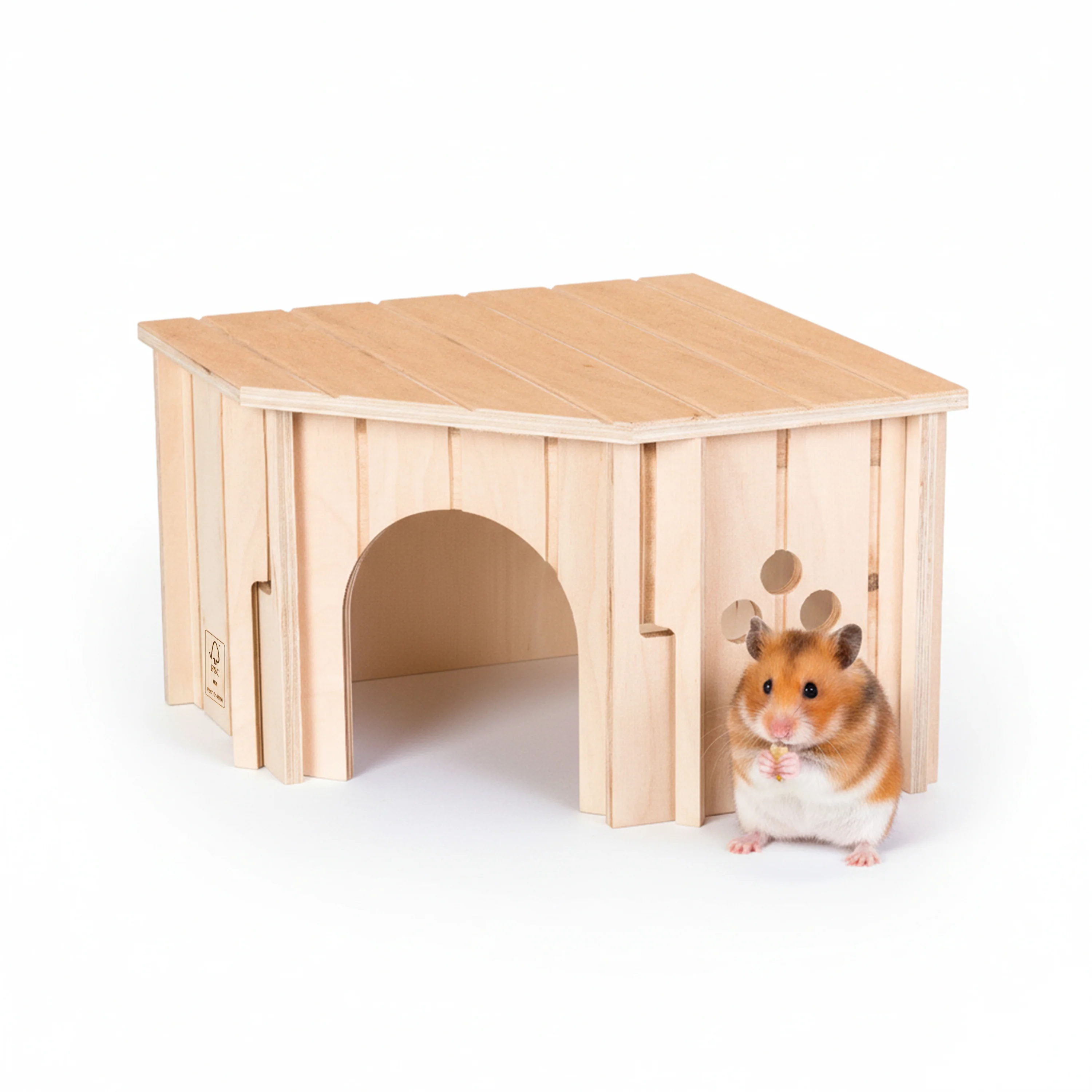 SIN CORNER Casetta in legno angolare per piccoli animali - Image 5